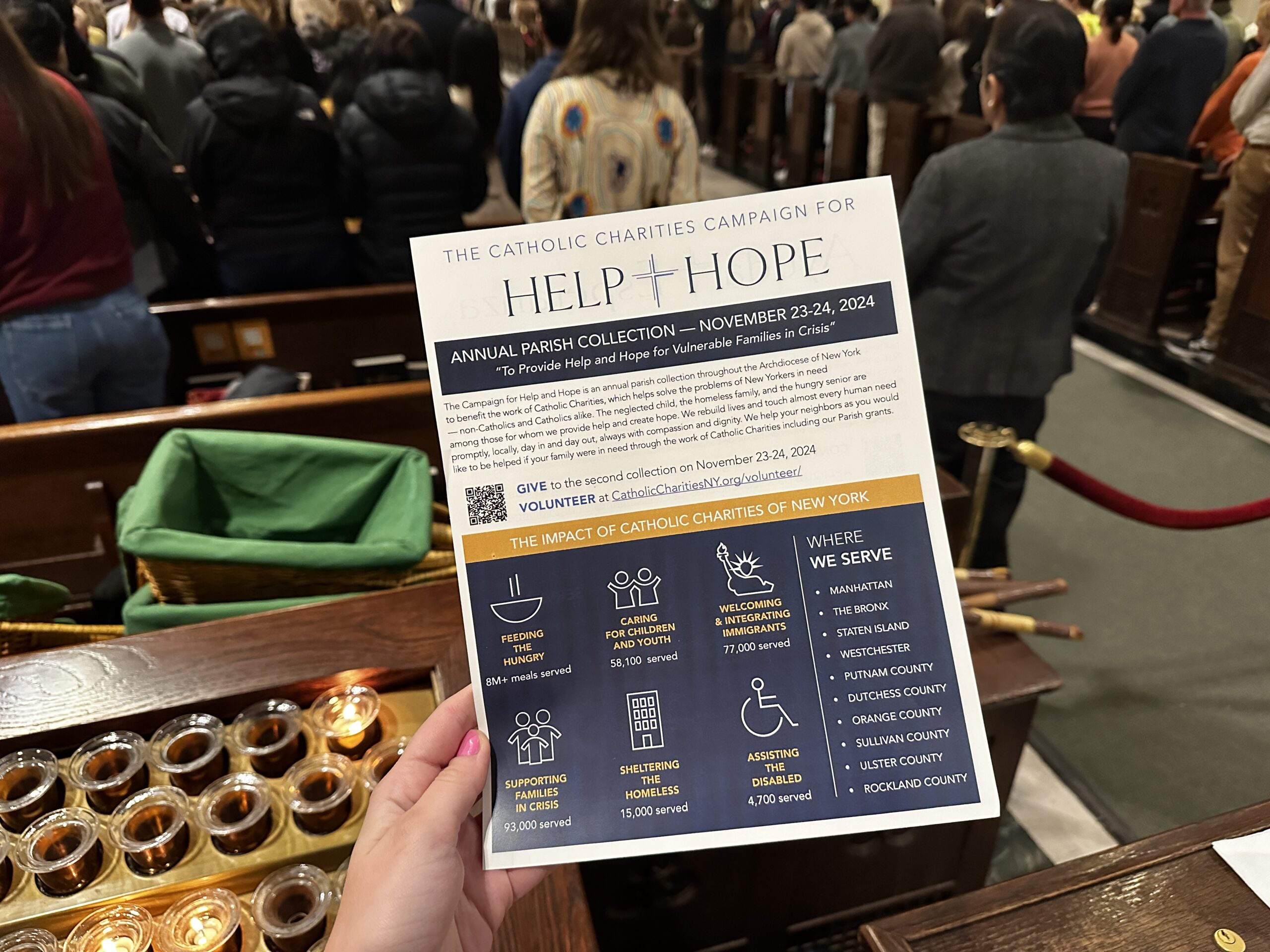 Join Catholic Charities’ Campaign for Help and Hope: Attend Mass This Weekend or Support Online