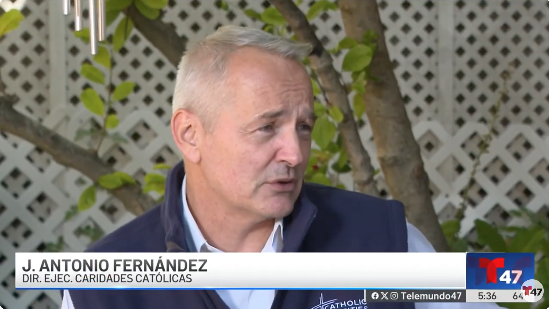 Telemundo: First Latino to lead Catholic Charities of NY (Video)
