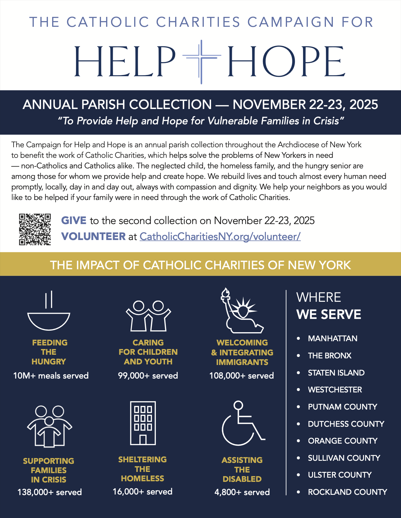 2025 Catholic Charities Campaign for Help and Hope
