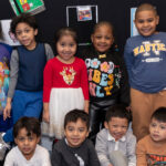 Smiling students at Kennedy Children's Center.