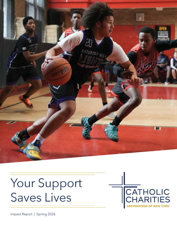 2026 Catholic Charities Spring Impact Report Cover