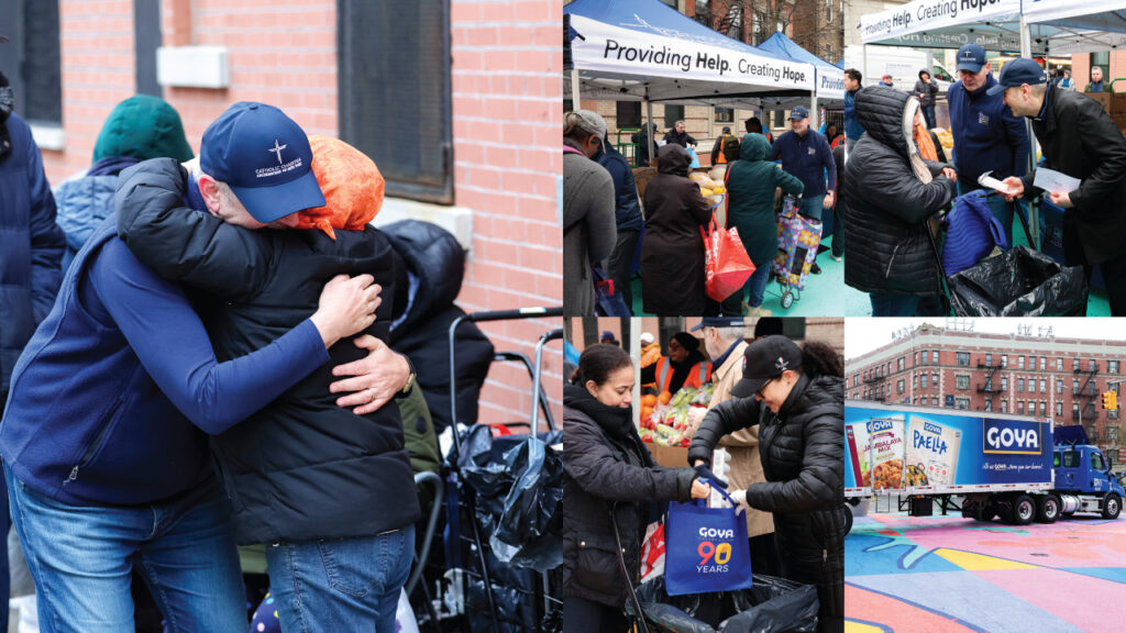 Holy Thursday Food Distribution with Archbishop Hicks