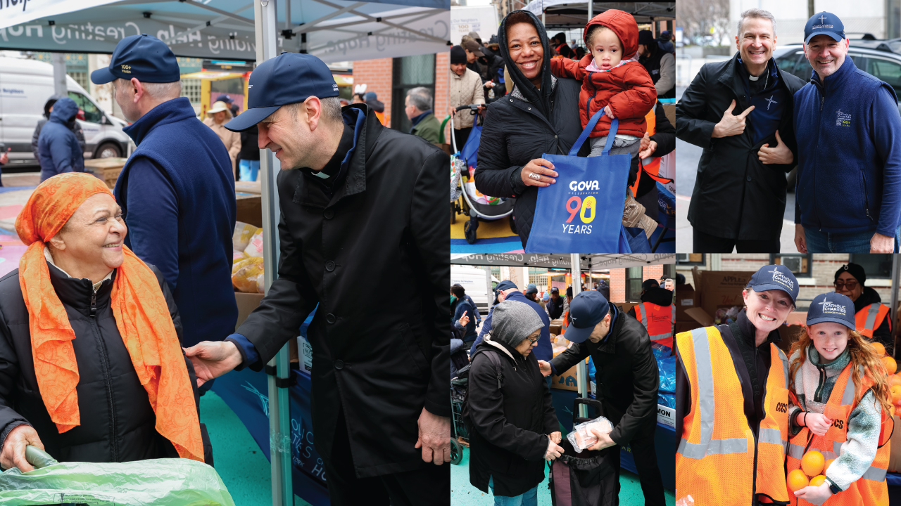 Holy Thursday Food Distribution with Archbishop Hicks