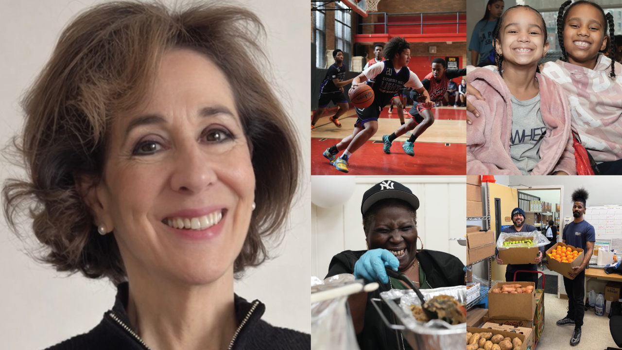 Susan Trammell and scenes from the Kennedy Center in Harlem, a Catholic Charities of New York community center serving neighbors in need.