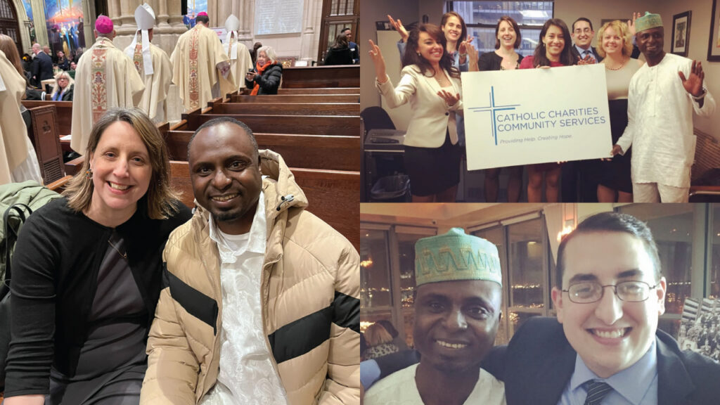 Wahab supported by Catholic Charities of New York