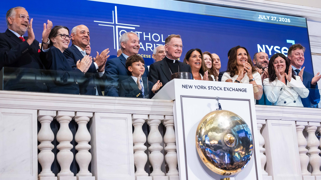 Business Leaders Ring Opening Bell at the NYSE to Advance Catholic Charities’ Mission