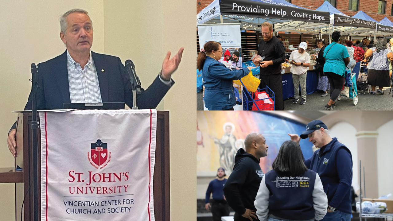 Doing Good and Doing It Well: Catholic Charities Delivers Keynote at St. John’s University Poverty Conference